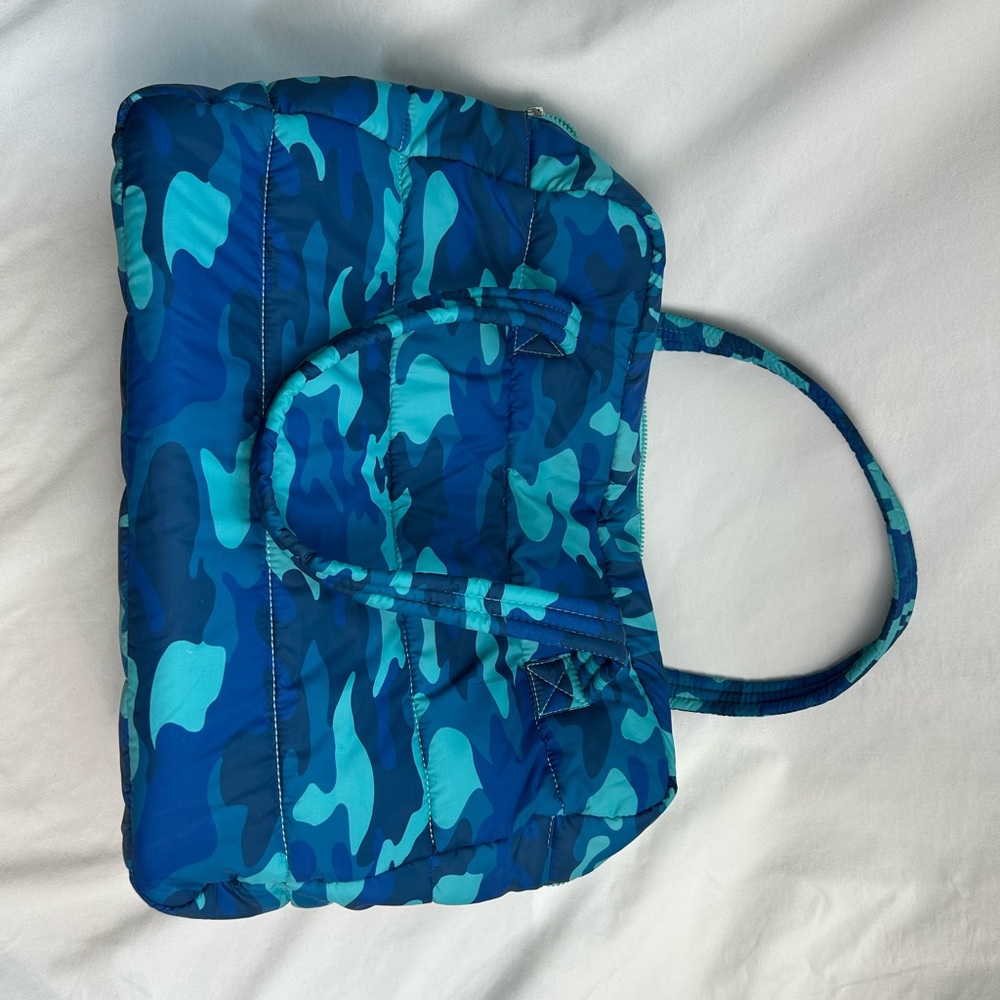 Moroccanoil Blue Camouflage Travel Bag - Picture 3 of 8